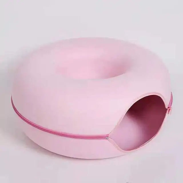 Donut Soft Cat Cave Tunnel