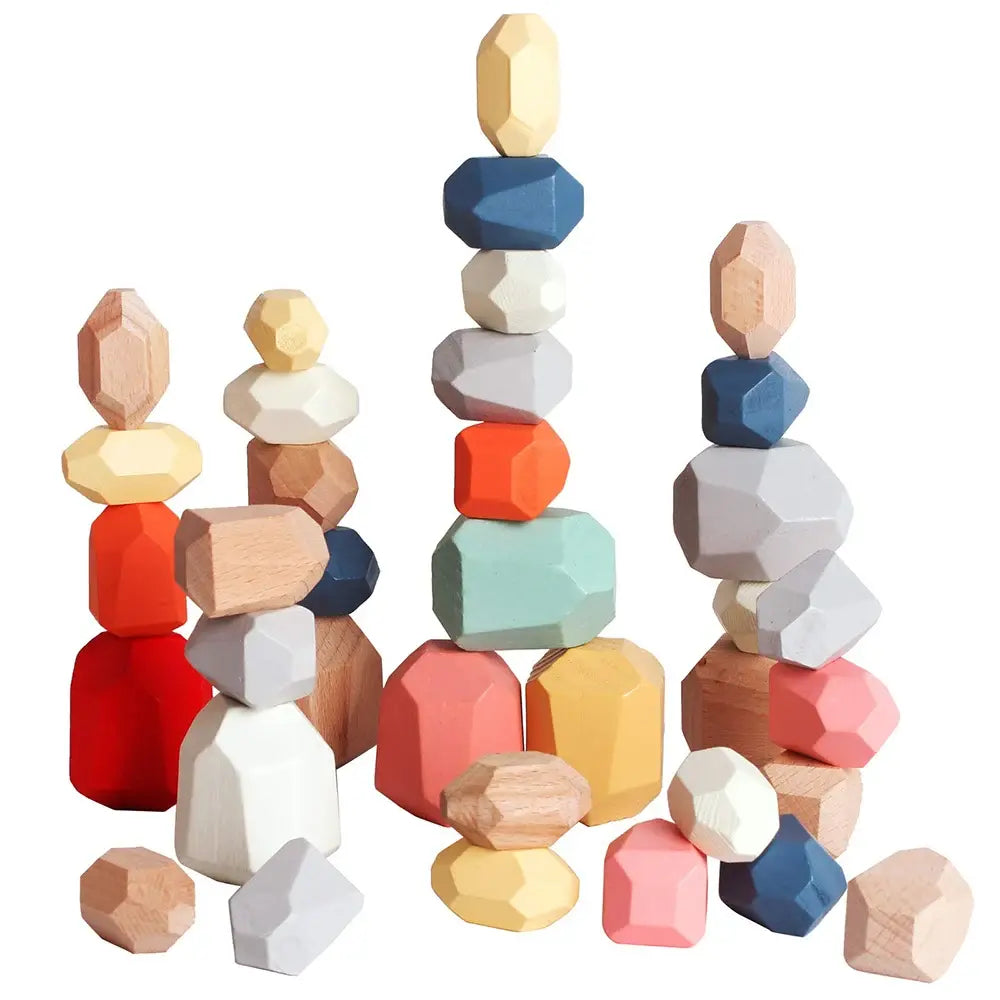 Montessori Sensory Stacking Stones