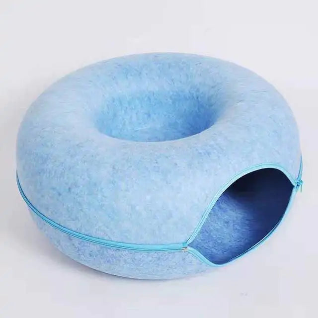 Donut Soft Cat Cave Tunnel